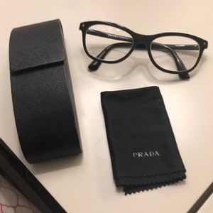 100% Authentic Black Prada Glasses